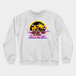 Palm Tree Sunset Crewneck Sweatshirt